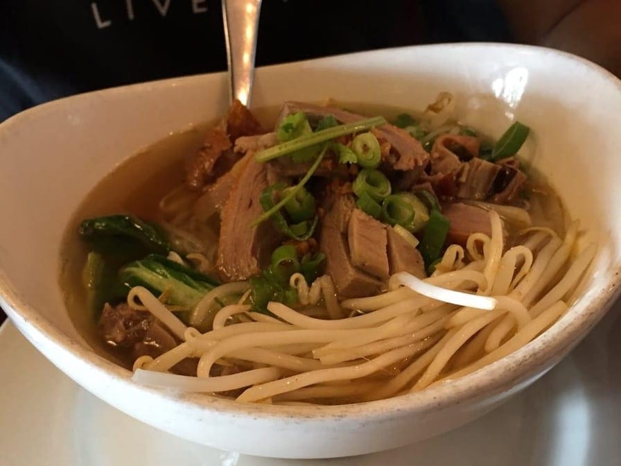 Duck Noodles Soup.