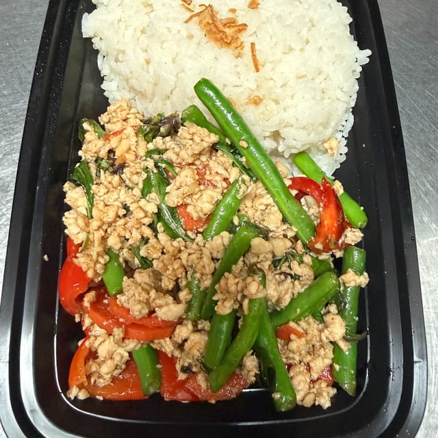 Thai Basil Ground Chicken.