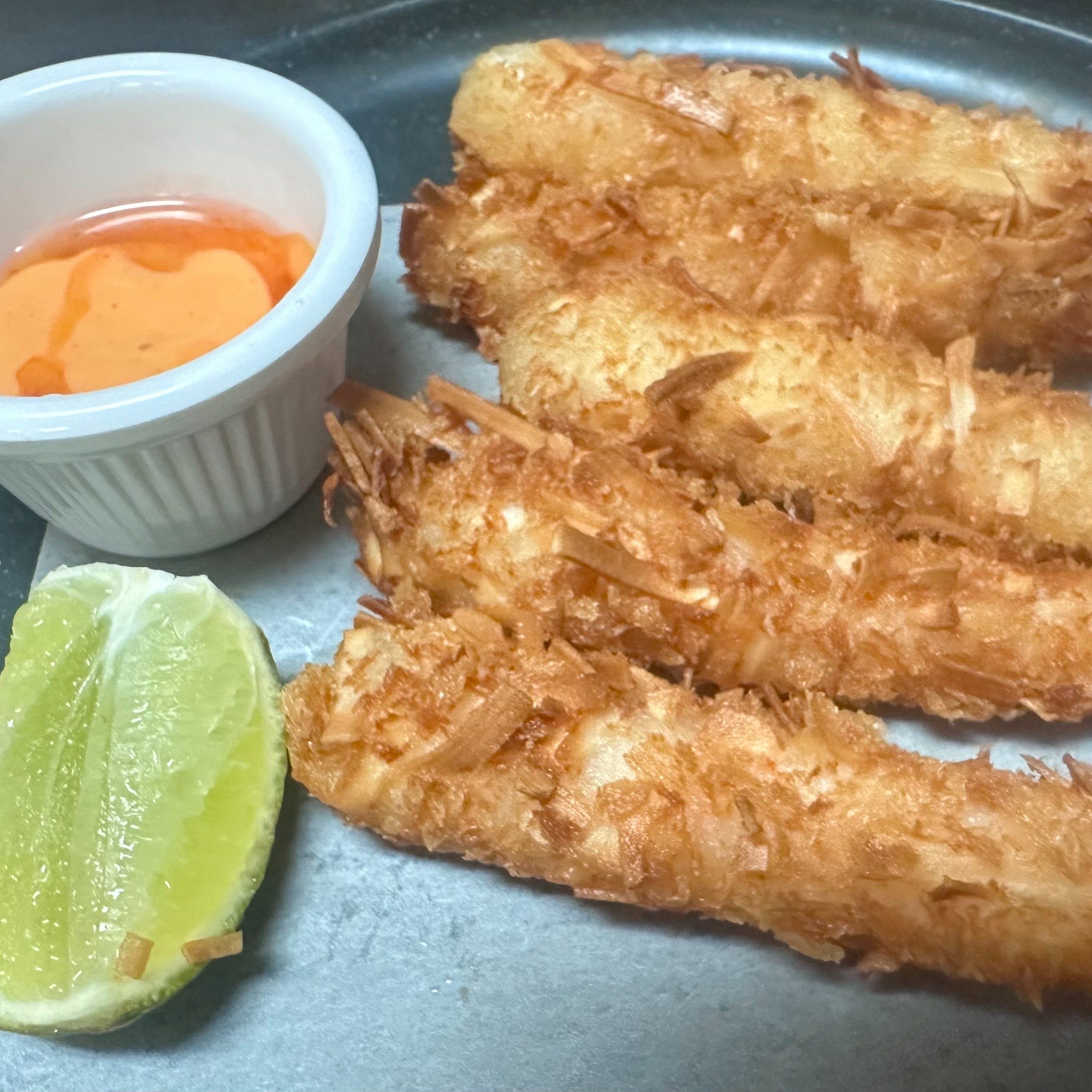 Coconut Torpedo Shrimp.